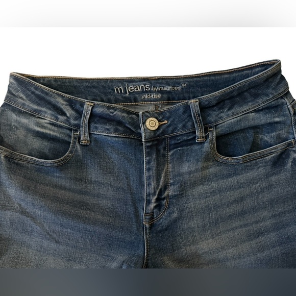 MAURICE’S Mid Rise Stretch Jean. Size M short. - Picture 4 of 5